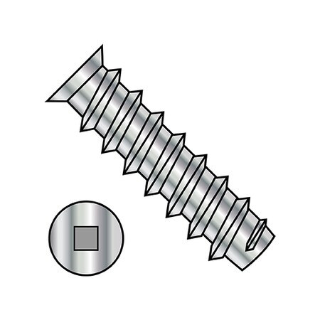 Wood Screw, Steel, Flat Head Square Drive MPN:M6.313DEQFN