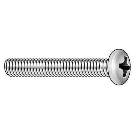 M3.5-0.60 x 10 mm Phillips Pan Machine Screw, Zinc Plated Steel, 100 PK MPN:MPPD035100-100P1
