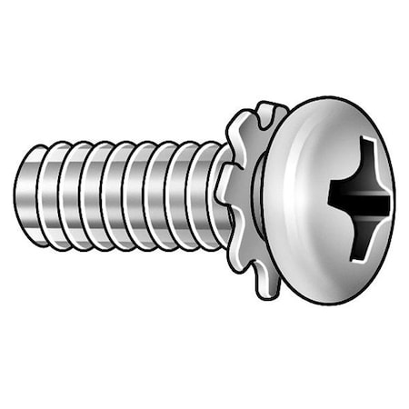 M4-0.70 x 3.25 mm Phillips Pan Machine Screw, Plain 18-8 Stainless Steel, 10 PK MPN:MPPJAX04006-010P1