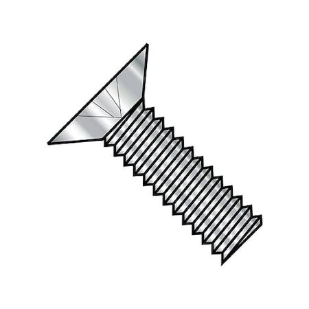 #6-32 x 3/16 in Phillips Flat Machine Screw, Plain Stainless Steel, 4000 PK MPN:MS24693-C23