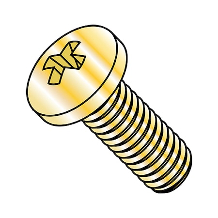 #4-40 x 1/2 in Phillips Pan Machine Screw, Cadmium Steel, 5000 PK MPN:MS35206-217