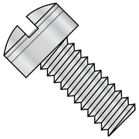 #10-32 x 3/8 in Slotted Fillister Machine Screw, Cadmium Steel, 500 PK MPN:MS35266-61