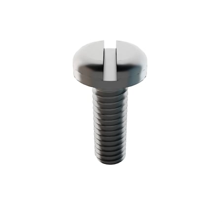 #8-32 x 1/2 in Slotted Pan Machine Screw, Plain 18-8 Stainless Steel, 5 PK MPN:MS35275-245D