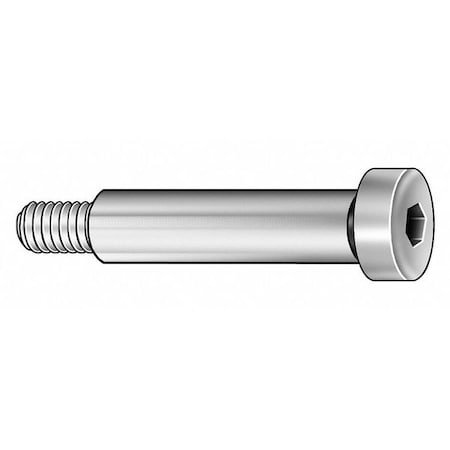 Precision Shoulder Screw, M5-0.80 Thr Sz, 6 mm Thr Lg, 4 mm Shoulder Lg, 18-8 Stainless Steel, 5 PK MPN:MSB2-17
