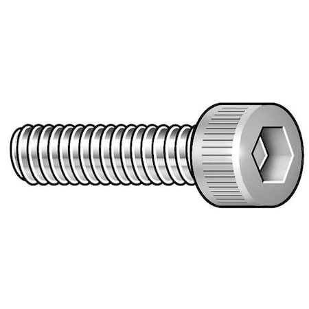 #10-32 Socket Head Cap Screw, Socket, Passivated Steel, 1/2 in Length, 5 PK MPN:NAS1351N3-8