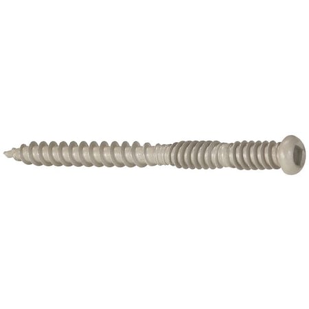 Composite Screw, #10, 3 in, Durafast Steel Pan Head Square Drive, 375 PK MPN:P61658-PR