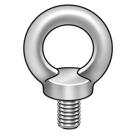Eye Bolt With Shoulder, M36-4.00, 54 mm Shank, 70 mm ID, Steel, Zinc Plated MPN:RB580360-001P2