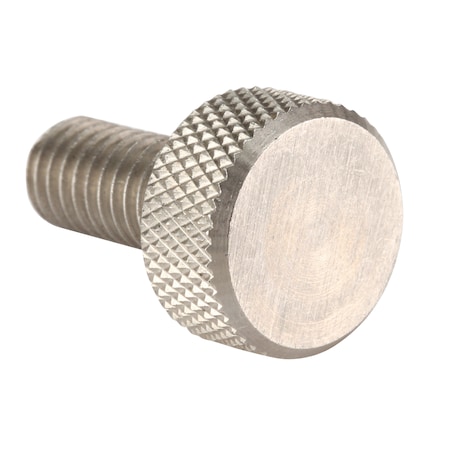 Thumb Screw, M6-1.00 Thread Size, Round, Plain 18-8 Stainless Steel, 6 mm Head Ht, 14 mm Lg, 5 PK MPN:RMM3484-SS