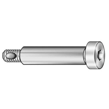 Self-Locking Shoulder Screws, M5-0.80 Thr Sz, 9.5 mm Thr Lg, 16 mm Shoulder Lg, Alloy Steel, 5 PK MPN:SBS005016L-005P1