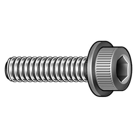 M8-1.25 Socket Head Cap Screw, Socket Flanged, Black Oxide Steel, 20 mm Length, 5 PK MPN:SCFS208020-005P1