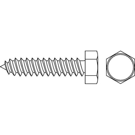 Sheet Metal Screw, #6 x 3/8 in, Zinc Plated Steel Flange Hex Head Slotted Drive, 2500 PK MPN:SMHWI0-600370SL-2500P