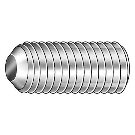 Socket Set Screw, Flat, M6x1mmx5mm, PK100 MPN:SS3S06005-100P1