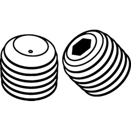 Socket Set Screw, Oval, 10-32x3/16, PK100 MPN:SSOFIA-100018-100P