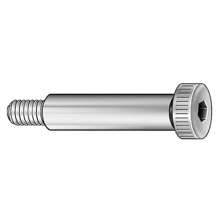 Shoulder Screw, #6-32 Thr Sz, 3/16 in Thr Lg, 1/8 in Shoulder Lg, 316 Stainless Steel, 4 PK MPN:STR60253C02