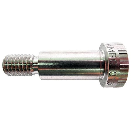Shoulder Screw, M5-0.80 Thr Sz, 9.5 mm Thr Lg, 40 mm Shoulder Lg, 316 Stainless Steel MPN:STR602M6X40