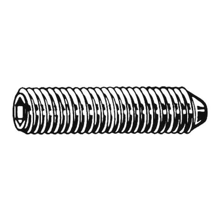 Socket Set Screw, Cone, 8-32x3/8, PK100 MPN:U07800.016.0037
