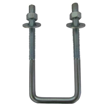 Square U-Bolt, 3/8