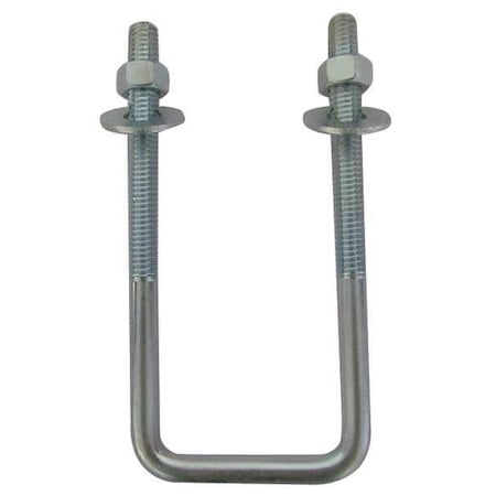 Square U-Bolt, 3/8