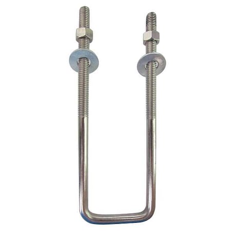 Square U-Bolt, 3/8