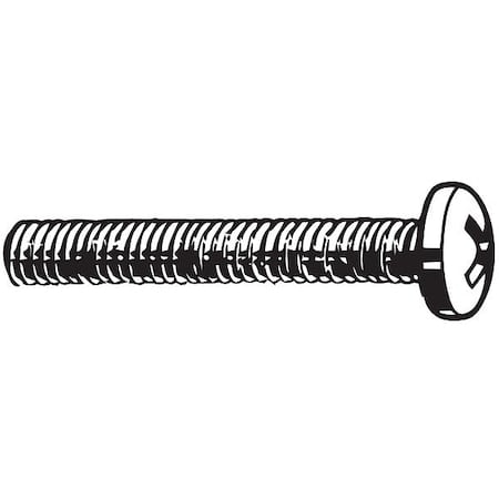 #2-56 x 3/8 in Phillips Pan Machine Screw, Zinc Plated Steel, 100 PK MPN:U24522.008.0037
