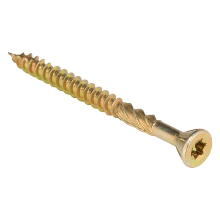 Deck Screw, #8 x 2 in, Steel, Flat Head, Torx Drive, 200 PK MPN:U30251.016.0200