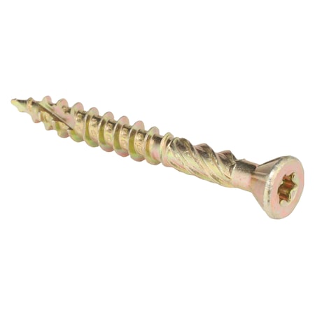 Deck Screw, #10 x 1-5/8 in, Steel, Flat Head, Torx Drive, 200 PK MPN:U30251.019.0162