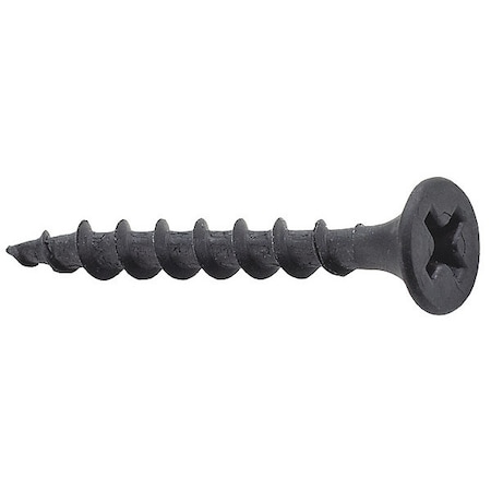 Drywall Screw, #10 x 5 in, Steel, Flat Head Phillips Drive, 100 PK MPN:U31300.019.0500