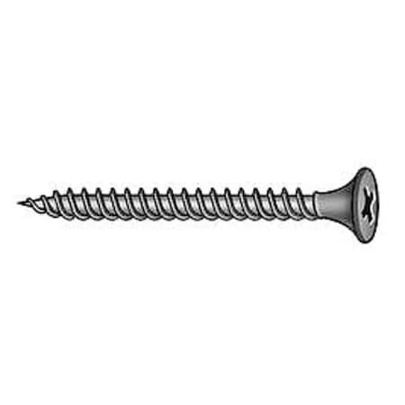 Drywall Screw, #10 x 6 in, Steel, Flat Head Phillips Drive, 100 PK MPN:U31300.019.0600