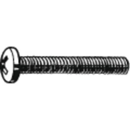 #10-24 x 2-1/4 in Phillips Pan Machine Screw, Plain 18-8 Stainless Steel, 50 PK MPN:U51122.019.0225