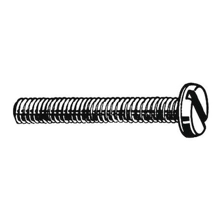 #4-40 x 1/4 in Slotted Binding Machine Screw, Plain 18-8 Stainless Steel, 100 PK MPN:U51140.011.0025