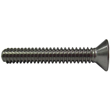 #6-32 x 1-1/4 in Phillips Flat Machine Screw, Plain 18-8 Stainless Steel, 100 PK MPN:U51300.013.0125