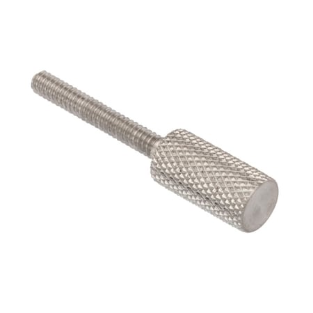 Thumb Screw, #4-40 Thread Size, Round, Plain 18-8 Stainless Steel, 1/2 in Head Ht, 3/4 in Lg MPN:Z0740