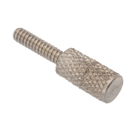 Thumb Screw, #6-32 Thread Size, Round, Plain 18-8 Stainless Steel, 1/2 in Head Ht, 1/2 in Lg MPN:Z0752