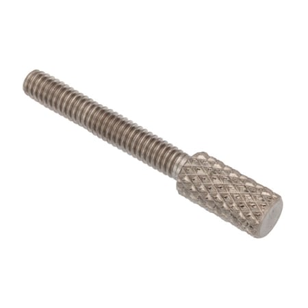 Thumb Screw, #8-40 Thread Size, Round, Plain 18-8 Stainless Steel, 3/16 in Head Ht, 1/2 in Lg MPN:Z0767-SS
