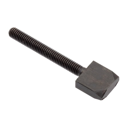 Thumb Screw, #10-32 Thread Size, Spade, Black Oxide Steel, 1/2 in Head Ht, 1 1/2 in Lg MPN:Z1087