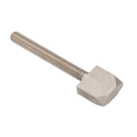Thumb Screw, #10-32 Thread Size, Spade, Plain 18-8 Stainless Steel, 1/2 in Head Ht, 1 1/2 in Lg MPN:Z1087-SS