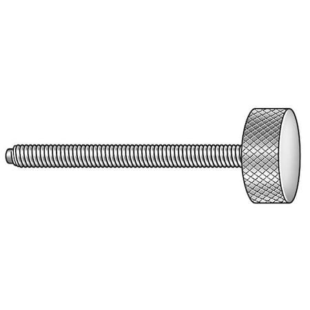 Thumb Screw, #10-24 Thread Size, Round, Plain 18-8 Stainless Steel, 5/16 in Head Ht, 1 1/4 in Lg MPN:Z2180