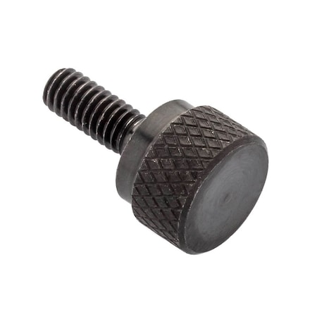 Thumb Screw, #8-32 Thread Size, Round, Black Oxide Steel, 7/32 in Head Ht, 3/4 in Lg MPN:Z2314