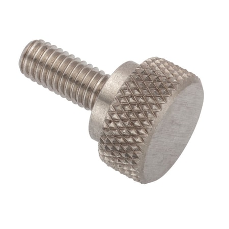 Thumb Screw, #10-32 Thread Size, Round, Plain 18-8 Stainless Steel, 7/32 in Head Ht, 3/4 in Lg MPN:Z2332SS