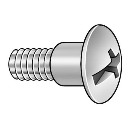 Tamper-Resistant Shoulder Screw, #10-24 Thr Sz, 5/16 in Thr Lg, 1/4 in Shoulder Lg, Steel, 25 PK MPN:Z4025