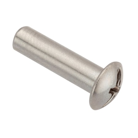 Barrel Bolt, #8-32, 3/4 in Brl Lg, 13/64 in Brl Dia, Stainless Steel Plain, 5 PK MPN:Z4128-316SS