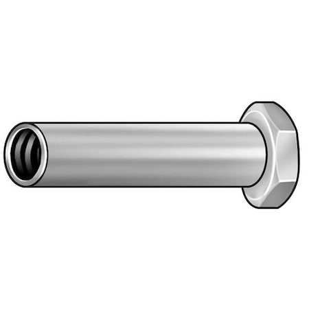 Arch Barrel, #10-24, 3/4 in Brl Lg, 5/16 in Brl Dia, Stainless Steel Plain, 2 PK MPN:Z4181-SS