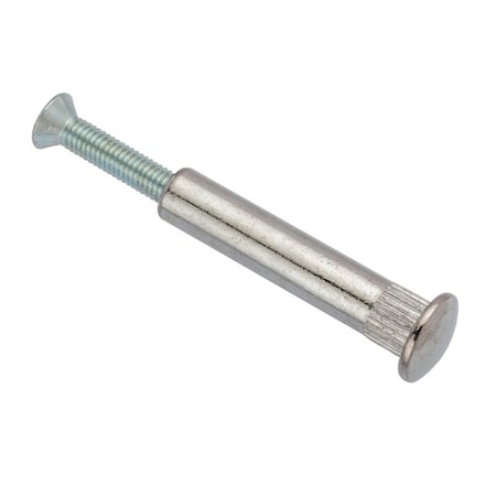 Arch Barrel, #10-32, 1 9/16 in Brl Lg, 5/16 in Brl Dia, Brass Chrome-Plated MPN:Z5100