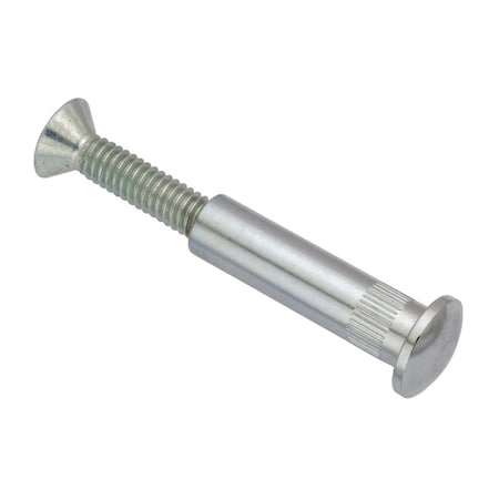 Arch Barrel, #12-24, 1 3/16 in Brl Lg, 5/16 in Brl Dia, Brass Chrome-Plated MPN:Z5115