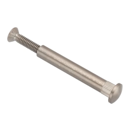 Arch Barrel, #12-24, 2 1/16 in Brl Lg, 5/16 in Brl Dia, Stainless Steel Plain MPN:Z5130
