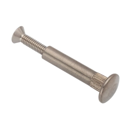 Arch Barrel, #8-32, 1 3/16 in Brl Lg, 1/4 in Brl Dia, Stainless Steel Plain MPN:Z5180
