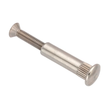 Arch Barrel, #10-32, 1 3/16 in Brl Lg, 5/16 in Brl Dia, Stainless Steel Plain MPN:Z5190