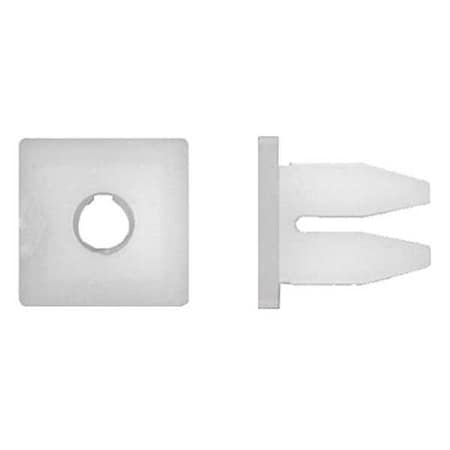 Push-In Rivet Retainer, Round, Black, PK25 MPN:1560PK