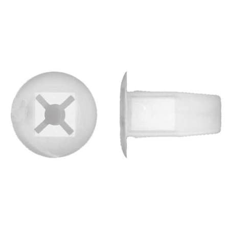 Push-In Rivet Retainer, Black, Nylon, PK25 MPN:1572PK