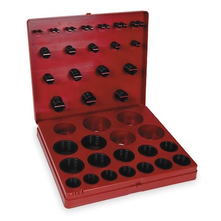 O-Ring Assortment, Viton, 461 Pcs, 33 Sizes MPN:1RGZ2
